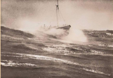 Rettungsboot `August Nebelthau in schwerer See