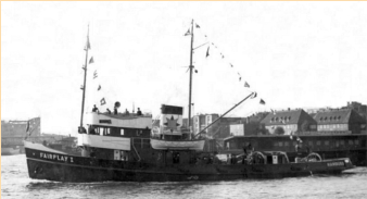 Fairplay 1 nach der Wiederherstellung 1955