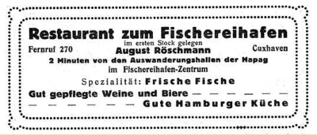 "Cuxhavener Adrebuch fr das Amt Ritzebttel", 1925