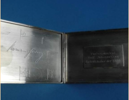 Zigarettendose, Geschenk des Reichsmarschalls Hermann Göring