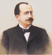 Albert Ballin, gemalt von Enno Kleinert (http://www.ennokleinert.de/)