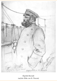 Kapitän Barends, Zeichnung von C.W. Allers, s. Abspann