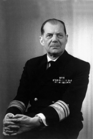 Inspekteur der Bundesmarine Vize-Admiral Friedich Ruge